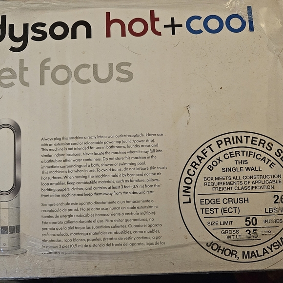 Dyson Hot + Cool Jet Focus Heating & Cooling Fan - Picture 7 of 16